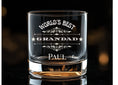 Load image into Gallery viewer, Personalised Father's Day Whisky Tumbler Glass, Engraved Krevana Personalised Father's Day Whisky Tumbler Glass, Engraved
