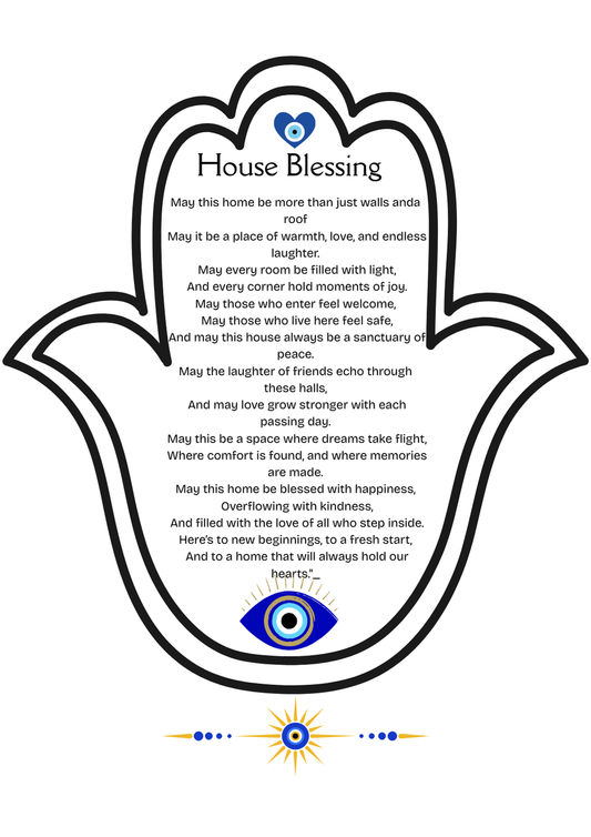 House Blessing Hamsa Hand