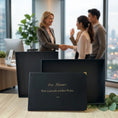 Load image into Gallery viewer, Personalised Farewell Gift for Boss or Manager | Engraved Laser Leather Keepsake with Photo Collage | Custom Leaving Card Krevana Personalised Farewell Gift for Boss or Manager | Engraved Laser Leather Keepsake with Photo Collage | Custom Leaving Card
