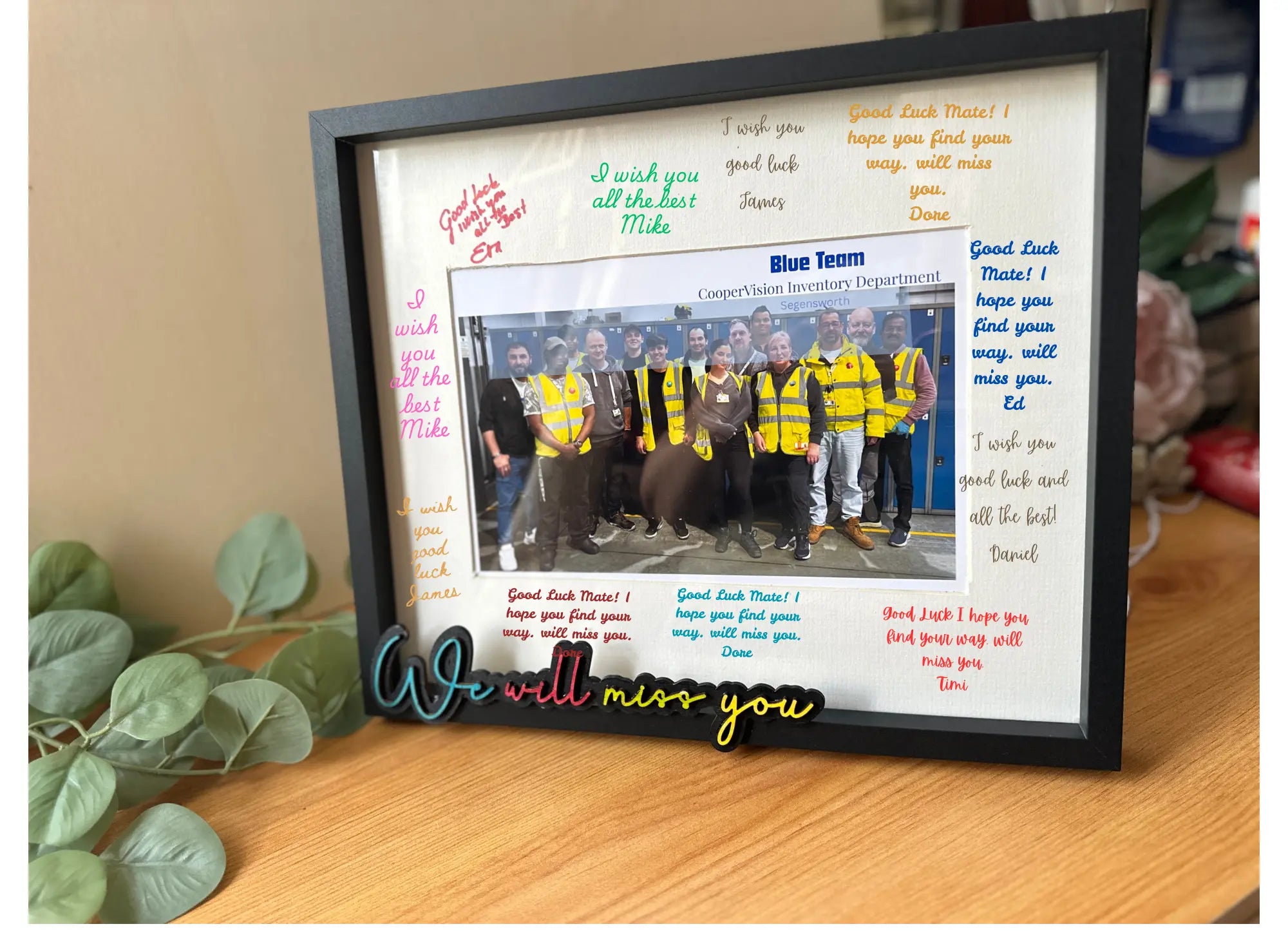 Farewell Picture Frame with Signable Mount – Best Wishes Gift for Coworker Leaving, Retirement, Goodbye Memory Photo Frame Krevana Farewell Picture Frame with Signable Mount – Best Wishes Gift for Coworker Leaving, Retirement, Goodbye Memory Photo Frame