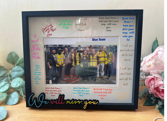 Farewell Picture Frame with Signable Mount – Best Wishes Gift for Coworker Leaving, Retirement, Goodbye Memory Photo Frame Krevana Farewell Picture Frame with Signable Mount – Best Wishes Gift for Coworker Leaving, Retirement, Goodbye Memory Photo Frame