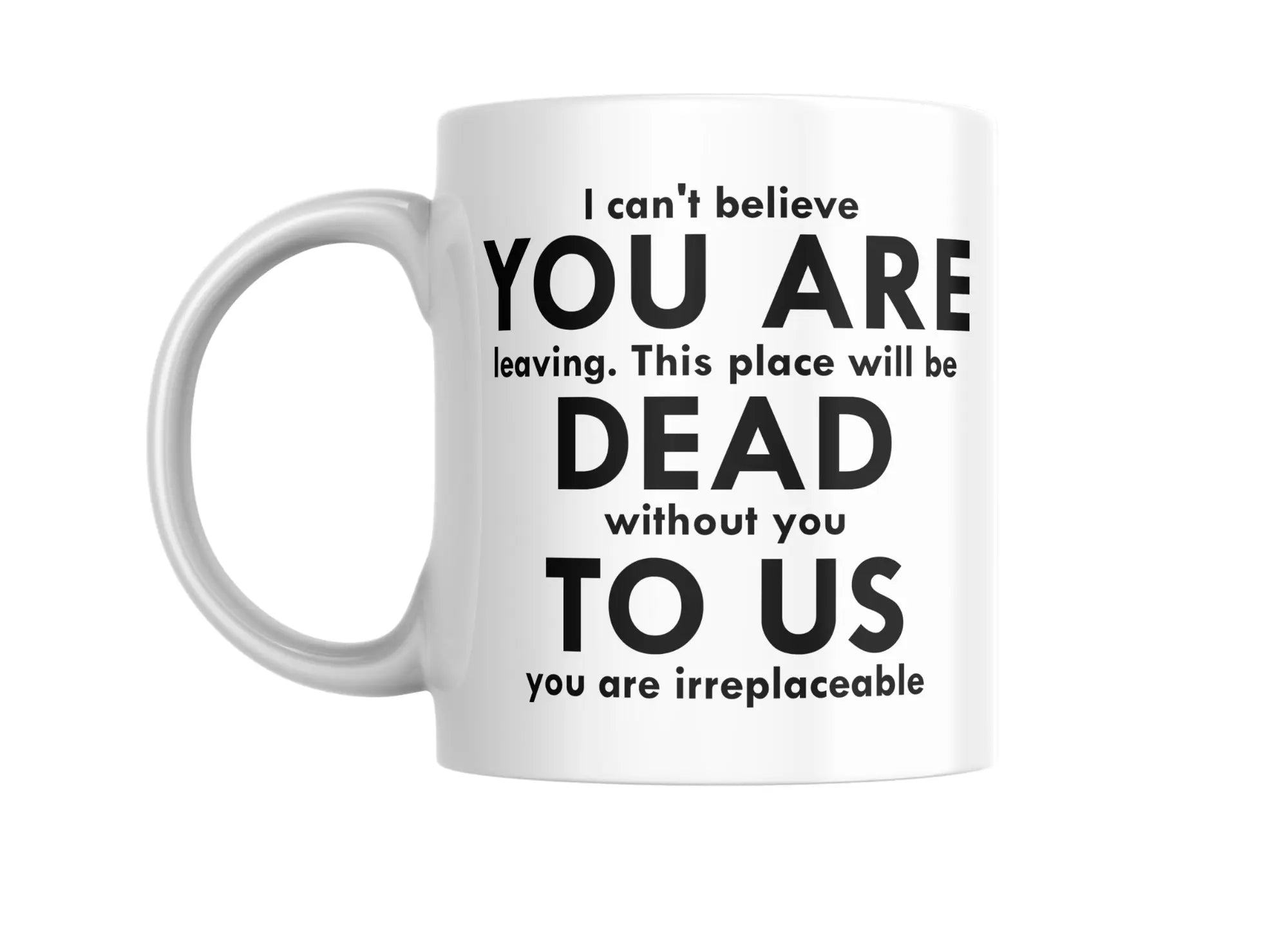 Funny Leaving Gift Mug – “You Are Dead to Us” | Farewell Gift for Coworker | Office Humour Goodbye Mug Krevana Funny Leaving Gift Mug – “You Are Dead to Us” | Farewell Gift for Coworker | Office Humour Goodbye Mug