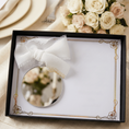 Load image into Gallery viewer, Personalised Wedding Keepsake | Custom Mirror Acrylic Ornament for Bride & Groom
