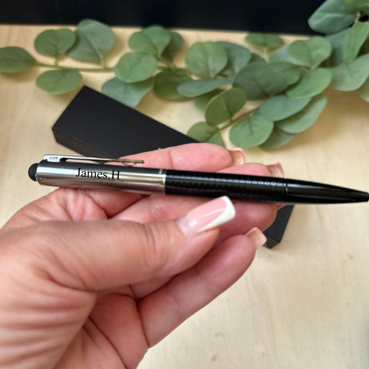 Personalised Gift Pen – Engraved Dash Stylus Ballpoint Pen for Him or Her