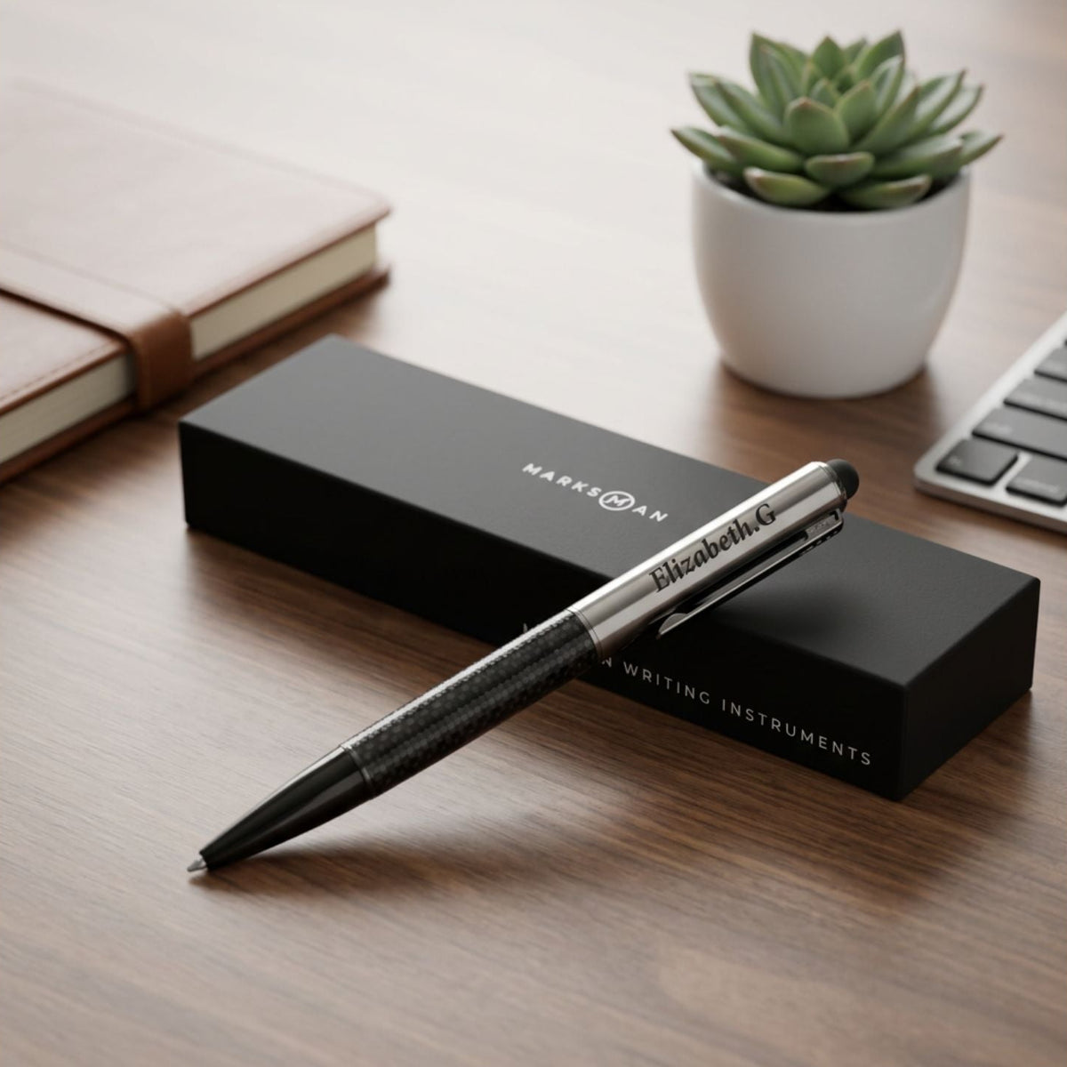 Personalised Gift Pen – Engraved Dash Stylus Ballpoint Pen for Him or Her
