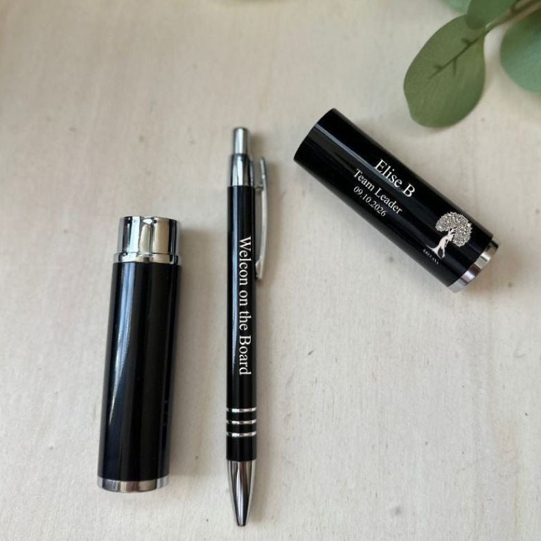 Personalised Pen Gift & Presentation Tube – New Job, Retirement & Birthday Gift