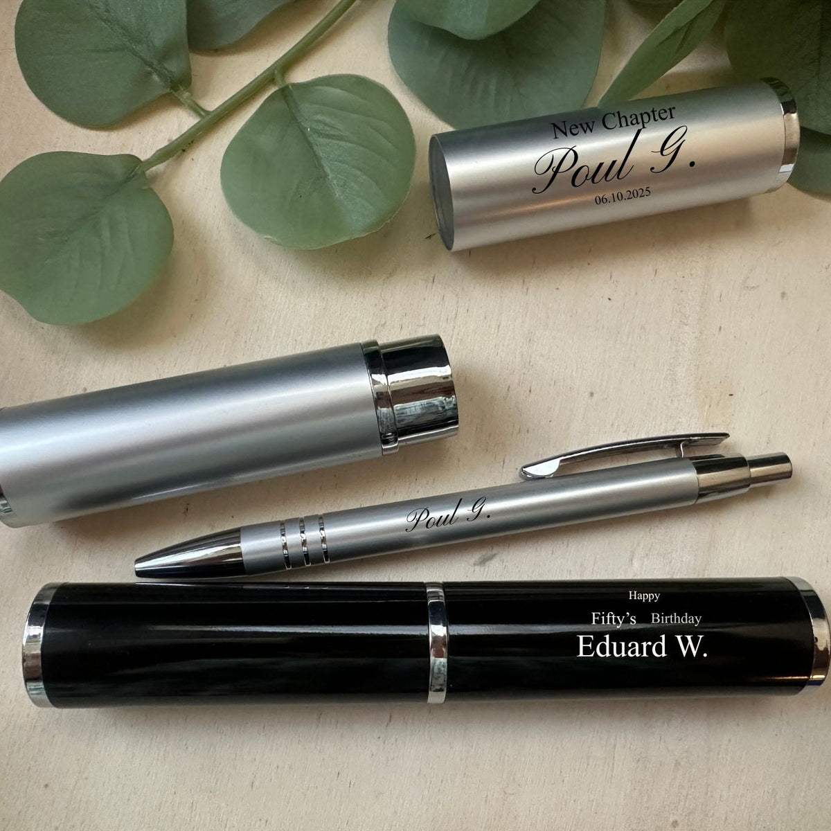 Personalised Pen Gift & Presentation Tube – New Job, Retirement & Birthday Gift