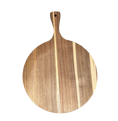 Load image into Gallery viewer, Customizable Laser Engrave Acacia Chopping Board/ Serving tray/ Pizza Tray, Wedding Gift, Birthday Gift, Gift for Her, Gift for Him.
