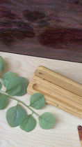 Load and play video in Gallery viewer, Personalized Two-Tone Wooden Pen – Custom Engraved Signature Pen (with Lid) or Ballpoint Pen, Gift with Optional Bamboo Case
