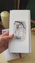 Load and play video in Gallery viewer, Small Christmas Gift Set with Bookmark, Pen & Chocolates | Colleague Gift
