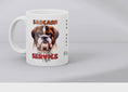 Load and play video in Gallery viewer, Funny Dog Coffee Mug – “Sarcasm: Just Another Service I Offer” | Grumpy Dog Design | Humorous Gift for Coffee Lovers
