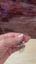 Load and play video in Gallery viewer, Personalised Stainless Steel Keychain – Custom Engraved Keyring with Hamsa Hand & Tree of Life Charms, Zodiac or New Home Gift
