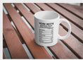 Load and play video in Gallery viewer, Work Bestie Mug – Funny “Nutrition Facts” Coffee Mug | Gift for Coworkers & Office Friends (11oz / 15oz)
