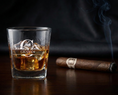 Load image into Gallery viewer, Personalised Monogram Whisky Glass — Engraved Initial Tumbler With Luxury Gift Box
