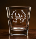 Load image into Gallery viewer, Personalised Monogram Whisky Glass — Engraved Initial Tumbler With Luxury Gift Box
