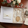 Load image into Gallery viewer, Personalised Anniversary Gift Box – Champagne Glass Set Krevana Personalised Anniversary Gift Box – Champagne Glass Set
