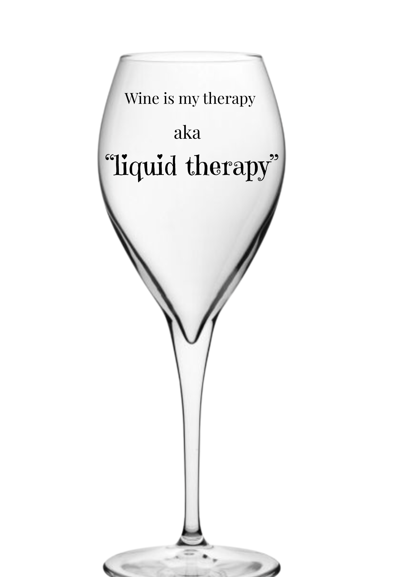 Funny Engraved Wine Glass