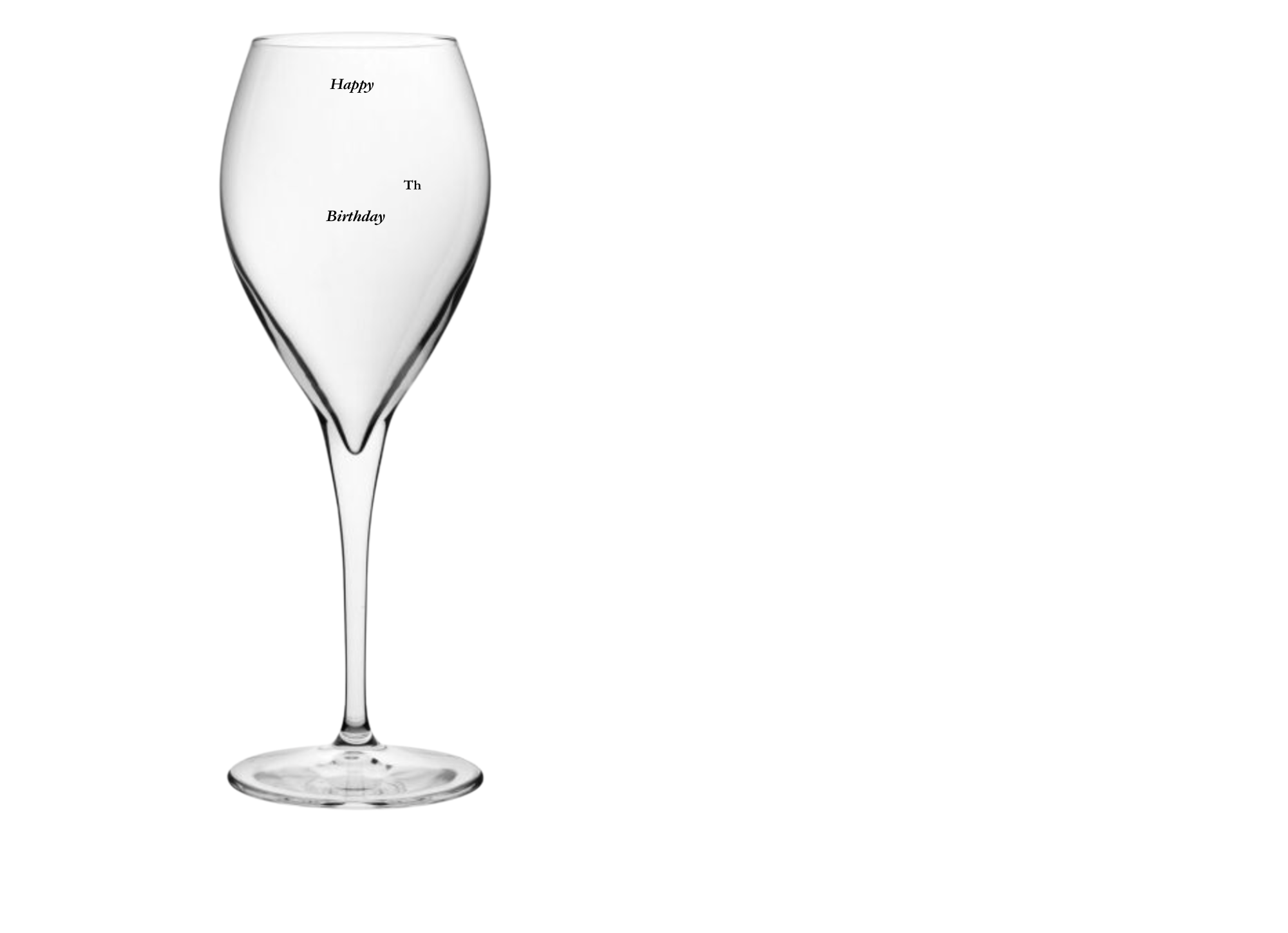 Personalised Birthday Wine Glass | Engraved Milestone Birthday Gift | Luxury Silk Gift Box
