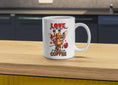Load image into Gallery viewer, Funny Coffee Mug – “Love Is in the Air and It Smells Like Coffee” | Cute Giraffe Design | Romantic Gift for Coffee Lovers Krevana Funny Coffee Mug – “Love Is in the Air and It Smells Like Coffee” | Cute Giraffe Design | Romantic Gift for Coffee Lovers
