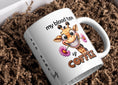 Load image into Gallery viewer, Funny Coffee Mug – “My Blood Type Is Coffee” | Cute Giraffe Design | Gift for Coffee Lovers Krevana Funny Coffee Mug – “My Blood Type Is Coffee” | Cute Giraffe Design | Gift for Coffee Lovers
